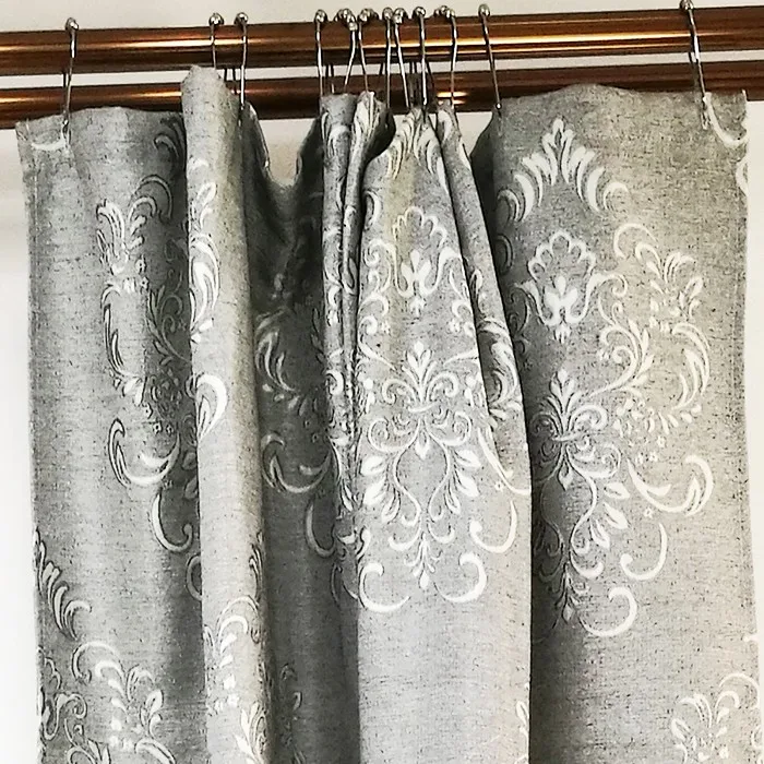 Classic Jacquard Waterproof Shower Curtain for Bathroom,Washroom