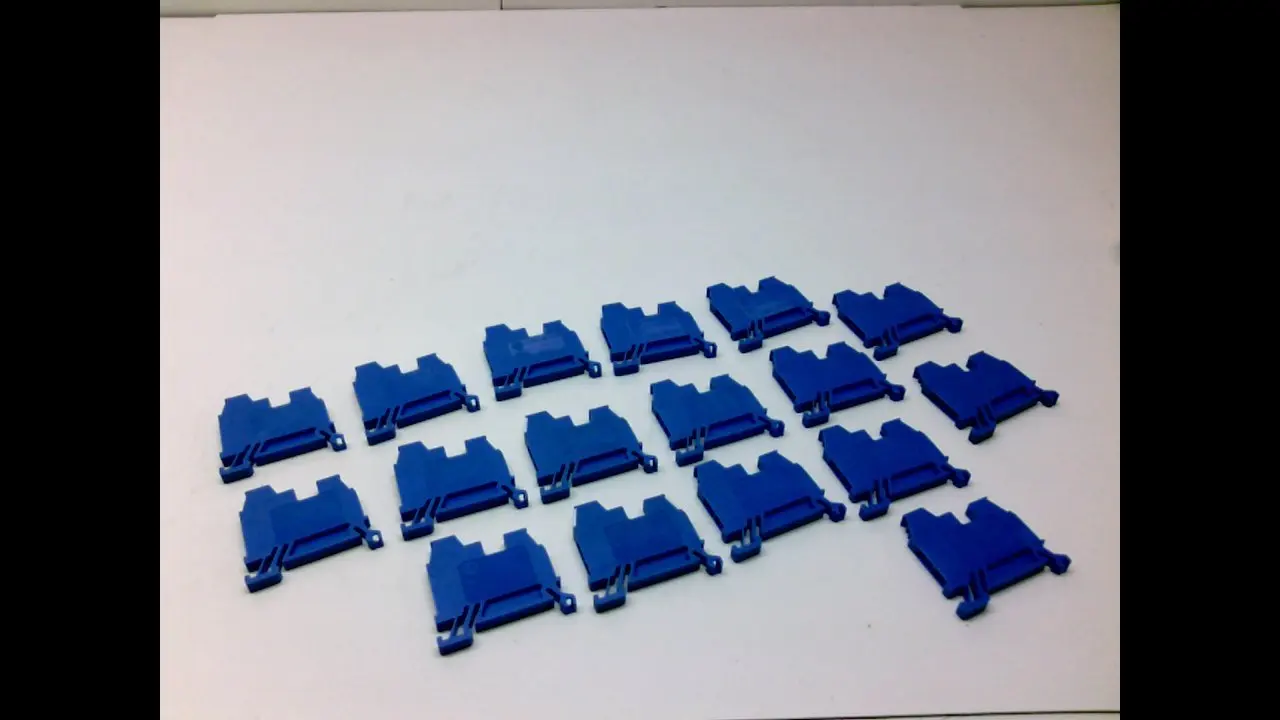 Allen Bradley 1492-W4tw - Blue - - Pack Of 17 - Terminal Blocks, 1492-W4tw - Blue - - Pack Of 17 -