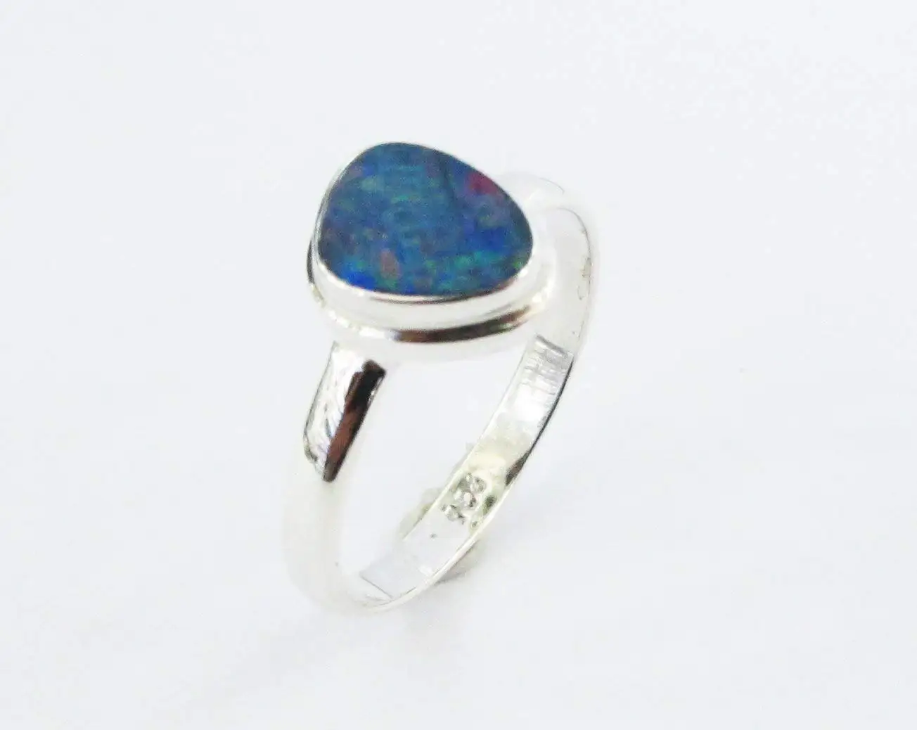 Buy handmade 925 sterling silver ring with genuine australian fire opal