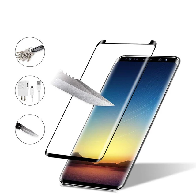 

Factory price! for Samsung galaxy s8 tempered glass 3D curved full screen protector tempered glass for Samsung s8, 99% crystal clear