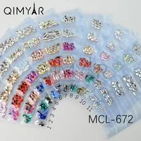 

11 new designs K9 flatback crystal stone & 6 Grid/Pack Mixed colors for nail art decoration