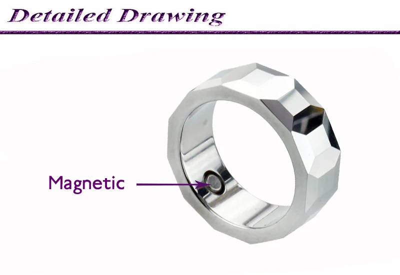 Silver Plated Stainless Steel Rings With Black Stones