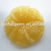 Natural Soft Yellow Jade Carving flower gemstone
