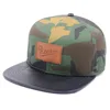 Custom Strap Snap Back Camo Hat