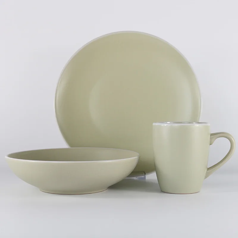 Light Green Ceramic Dinnerware Diner Set Plates Sets Dinnerware Buy