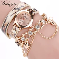 

Duoya Brand Luxury Rhinestone Snake Classic Bracelet Quartz Watch Women Dress Watches Fashion Bracelet Watches Ladies Women