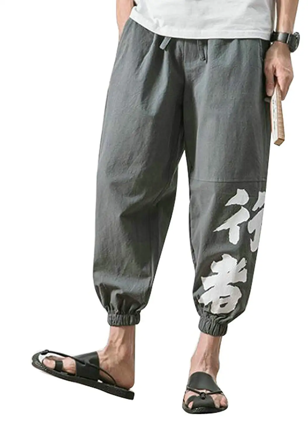 printed joggers for men