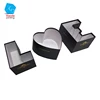 Luxury fancy letter shape flower box gift box with custom logo