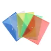 Multi functional custom plastic pockets file folder a4 size clear document folder with snap button