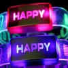 Hot sell novelty colored led lighted bracelet