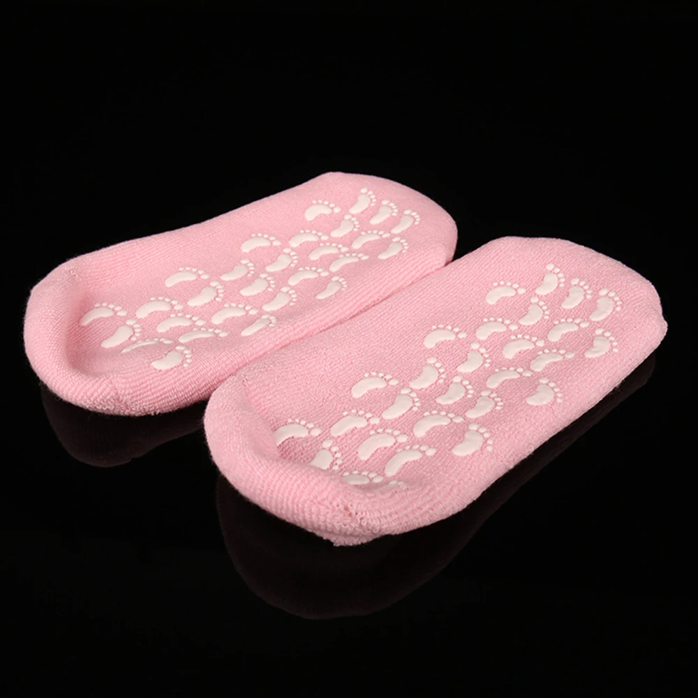 厂家直销定制足部护肤硅胶冷却水疗凝胶防滑足部水疗凝胶袜与最便宜的