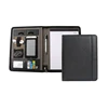 Hot sale pu leather file folder portfolio for a4 office business zipper closure conference portfolio with phone and card holder