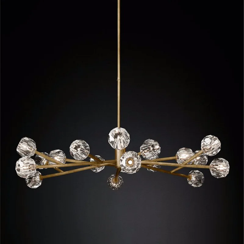 China Vintage Pendant Lights Lamps Multiple Rod Wrought Iron