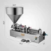 liquid and paste filling machine 50-500ml for cream shampoo cosmetic tooth paste