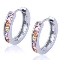 

92205 Xuping new latest white gold beautiful golden earring designs for women,earring diamond,huggies indian earrings