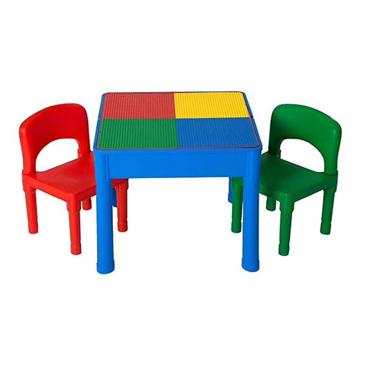 wooden toy table with storage