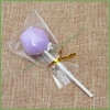 Custom Printed Clear OPP cellophane cake pop lollypop / lollipop baked goods plastic packaging flat bag