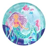 Wholesale New Products Party Theme Sets Mermaid Party Supplies Custom Paper Plates Cups Nakins Mermaid Decor