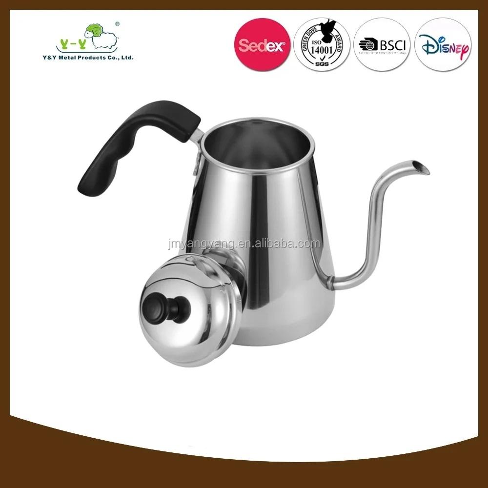 1000ml Shiny Stainless Teel Palm Restaurant Tea Kettle With Wooden Knob Buy Palm Restaurant