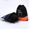 Custom printed high quality drawstring gym bag sport for men, backpack style reusable shopping bag