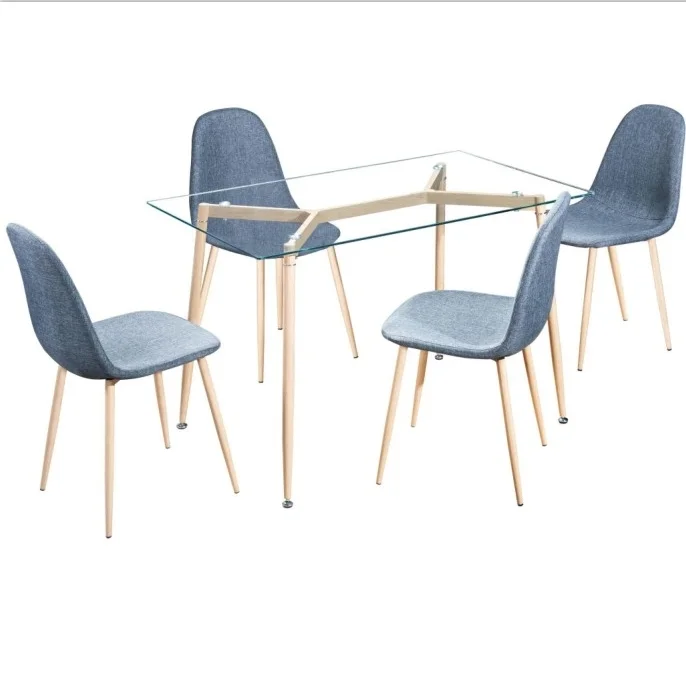 Best Price Tempered Glass Dining Table Set With 4 Chairs Buy Cheap Dining Chairs Set Of 4 Modern Tempered Glass Dining Table Set Space Saving Dining Set Product On Alibaba Com