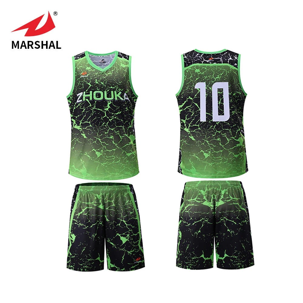 basketball jersey green design