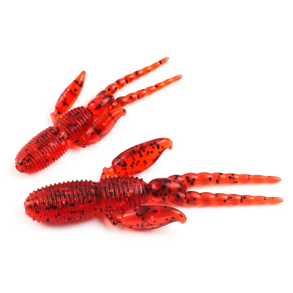 

7.5cm4g worm insect bait plastic bass fishing soft lure creature bait