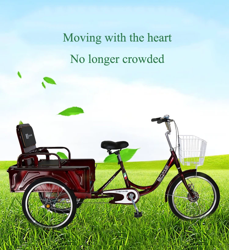 Elderly Portable Three-wheeled Bicycles 