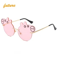 

6536 Top selling 2019 girls boys kids uv400 eyewear customize cartoon sun glasses for children