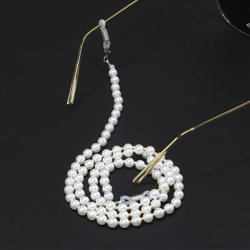 Newly Pearl Eyeglasses Chain Vintage Glasses Chain Eyewear Accessory