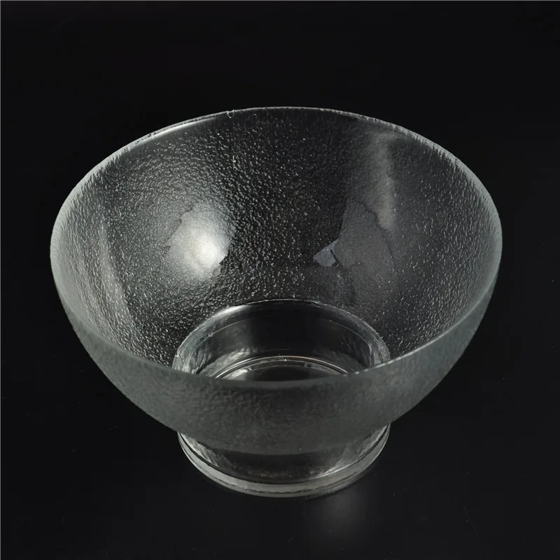 Footed matt glass candle holders home decoration wholesale