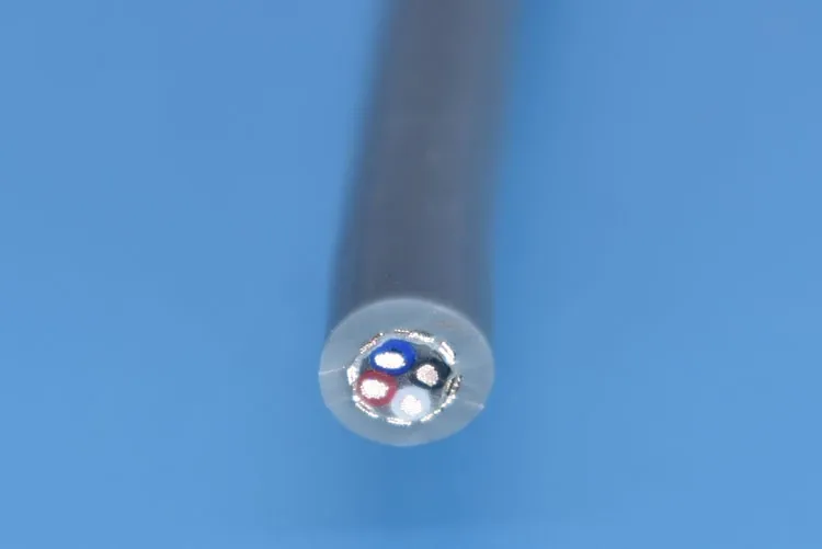 Flexible 4 cores shielding robot cable hybrid cable chain cable - ANKUX.COM