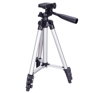 Foldable Aluminum flexible 3110 tripod with mobile clip holder for camera and mobile phone