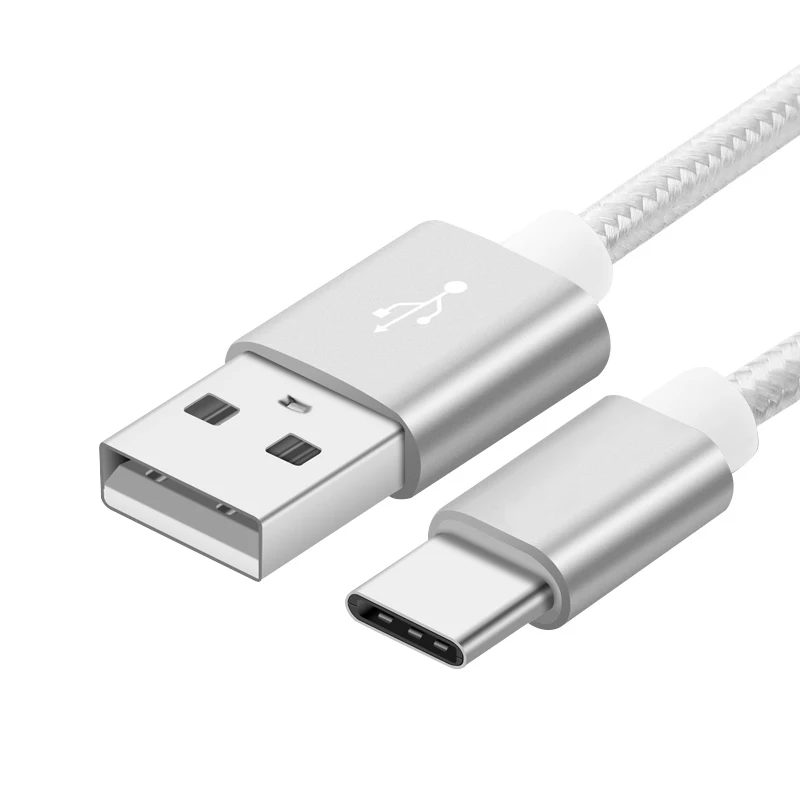 Mobile Phone Fast Charging Data Transferring Usb Type C Cable Nylon