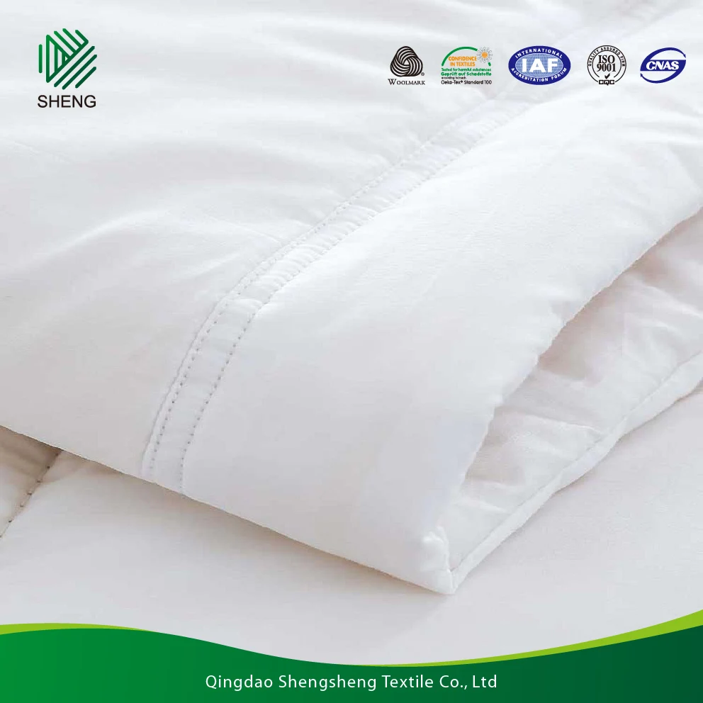 
China Wholesale 100% Natural Luxury Washable Quilt Comforter Wool Duvet 