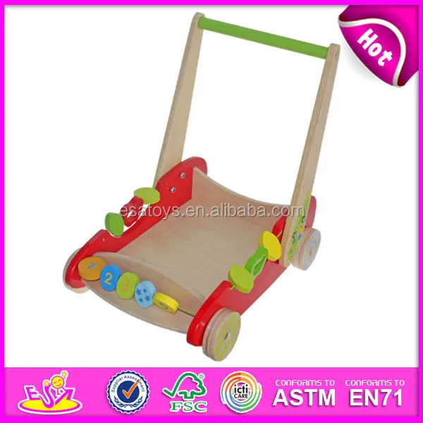 Top Quality Gocart With Wooden Blocks,Cheap And Colorful Wooden Toy Go