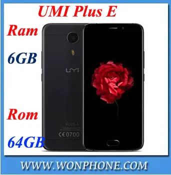 

Wholesale Umi Plus E phone MTK6757 2.3GHz Octa Core Android 6.0 6GB RAM 64G ROM 4000mAh, N/a