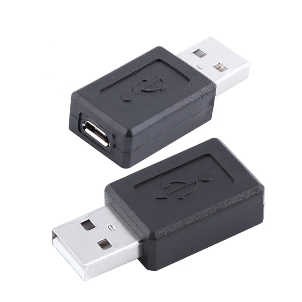 USB 2.0 to Micro USB Male to Female Mini Adapter Convertor Data Plug High Speed for Computer Laptop