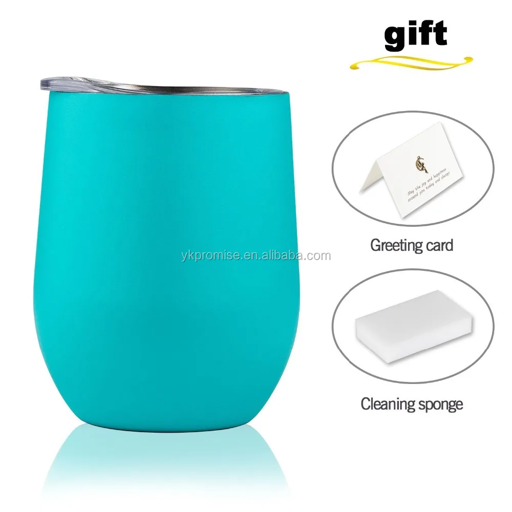 

9oz Egg Cup Wine glass with Lid Stainless Steel Tumbler Double Wall Vacuum Insulated Beer Mugs Rose Gold Thermos, Customized color from the pantone book