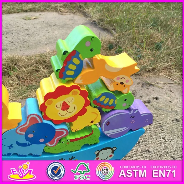 New Design Funny Toddlers Wooden Balancing Toys For 2 Year Olds W11f047