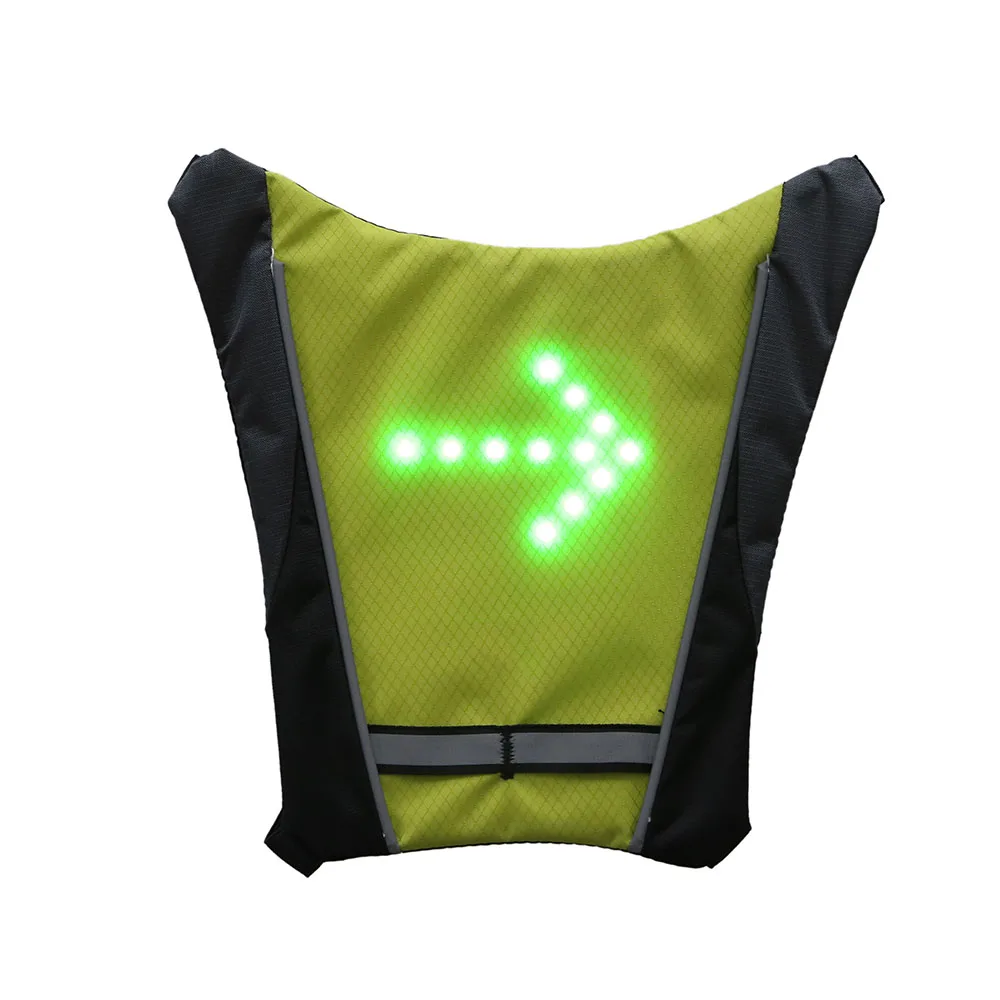 

Trends 2019 Hi Vis Security Life Guard Turning Lights Safety Jacket Vest Bicycle Reflective