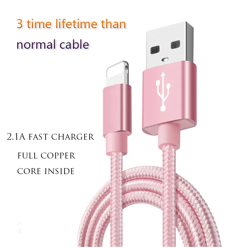 

Factory Price 3ft 6ft 2A Nylon Braided Aluminium Charging Data Small USB Cable, N/a