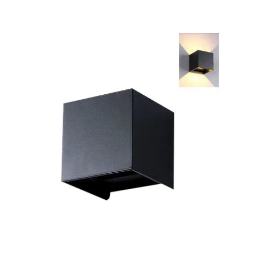 
IP54 COB Die cast aluminium body PC diffuser led wall light 