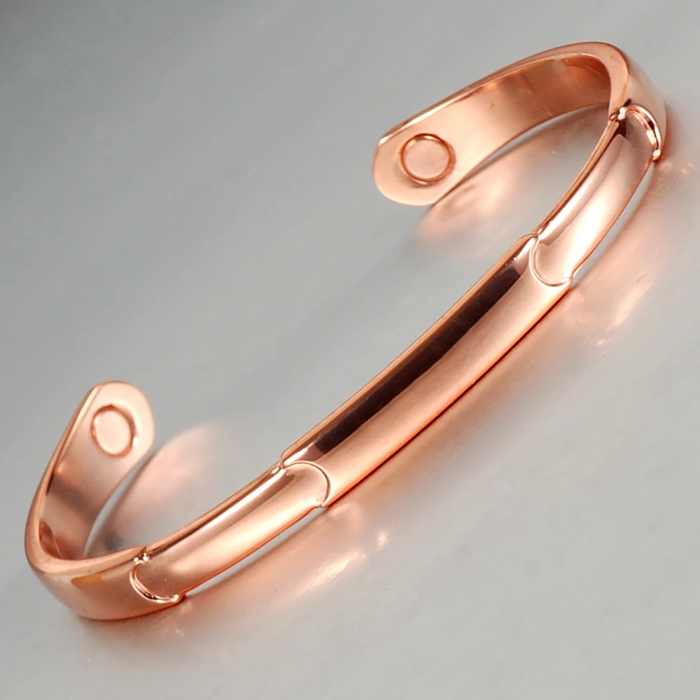 

Energinox fashion beautiful 2 to 6 ND magnetic copper bracelet ring jewelry, As photo or customized