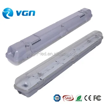 6 Ft Industrial Led Tube Fluorescent Ceiling Light Fixture Plastic Cover Buy Led Pcb Waterproof Fixture Waterproof Led Light Waterproof Floor Led