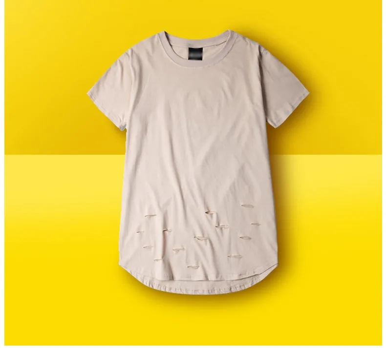 2018 Wholesale China Factory Custom Men Hip Hop Clothes Short Sleeve