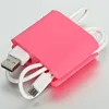 Cookie Shape Large Cord Clip Silicone Cable Winder Cable Management System