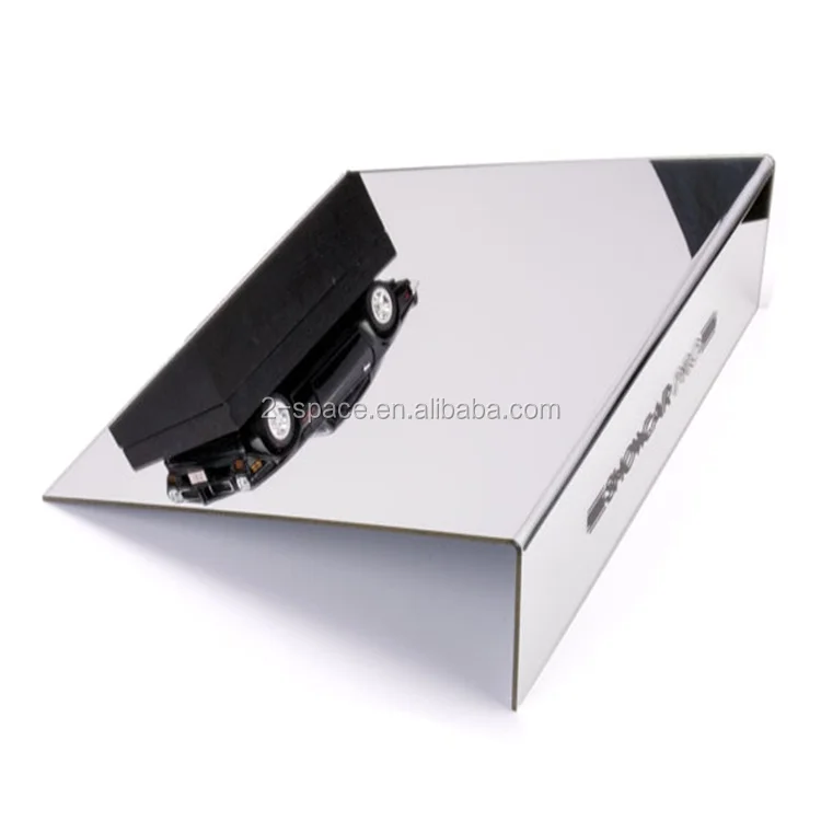 Frameless Wide Angle Rear View Acrylic Mirror Car Show Acrylic Mirror