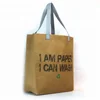 News Recycle washable kraft paper shopping bag