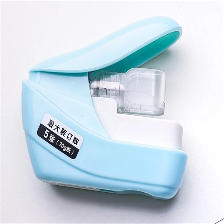 Stapling Machine Mini Cute Book Stapleless Stapler Paper Stapling